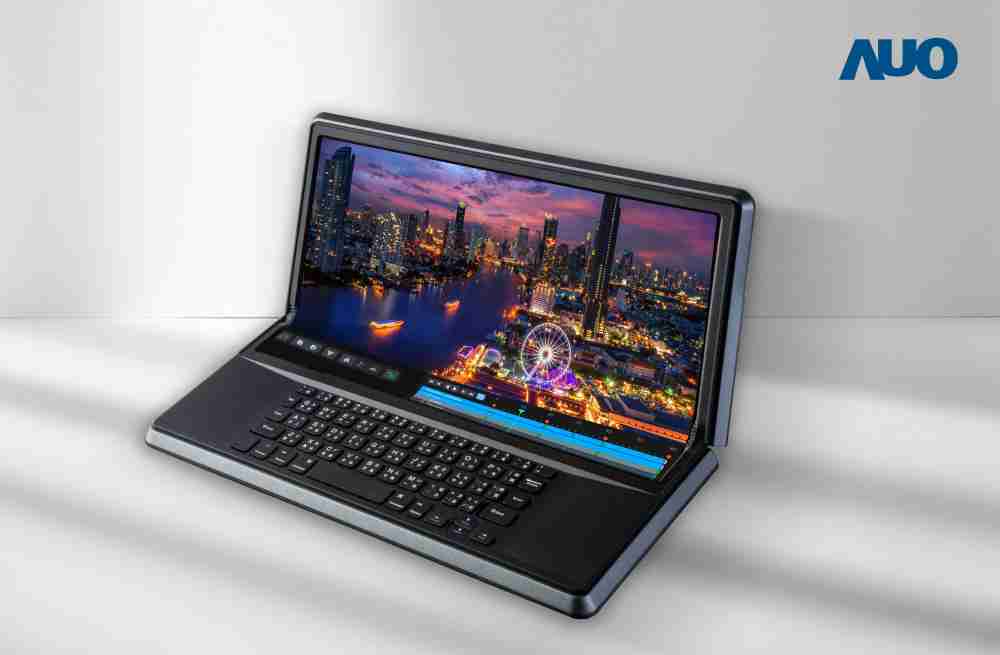 尊龙z614.6吋Micro LED折迭显示屏幕，，，，搭配半径4mm的弯折绞炼，，，以及高画素、、、、高亮度、、、高对比度的显示技术特点，，，即便在大视角下仍保有绝佳色相与亮度